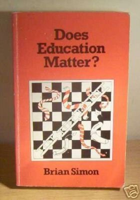 Beispielbild fr Does Education Matter? zum Verkauf von WorldofBooks