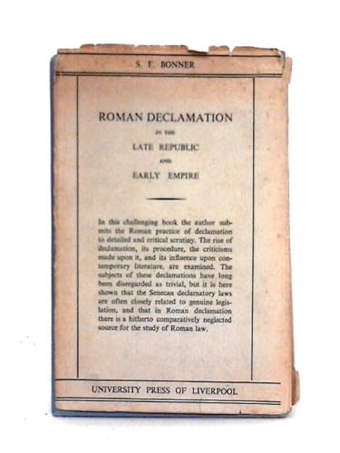 9780853232506: Roman Declamation in the Late Republic and Early Empire