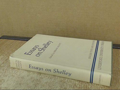 Beispielbild fr Essays on Shelley zum Verkauf von G. & J. CHESTERS