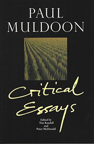 Stock image for Paul Muldoon: Critical Essays. for sale by Powell's Bookstores Chicago, ABAA