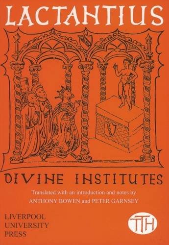 Beispielbild fr Divine Institutes zum Verkauf von Blackwell's