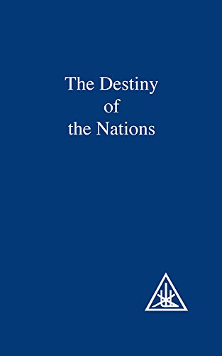 Beispielbild fr The Destiny of the Nations zum Verkauf von Librairie Th  la page