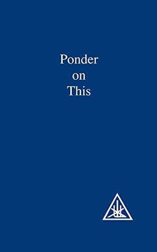 Stock image for Ponder on This: A Compilation for sale by POQUETTE'S BOOKS