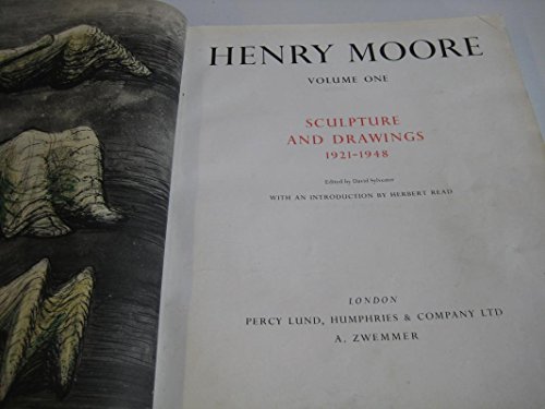 9780853310600: Henry Moore: Complete Sculpture v.1