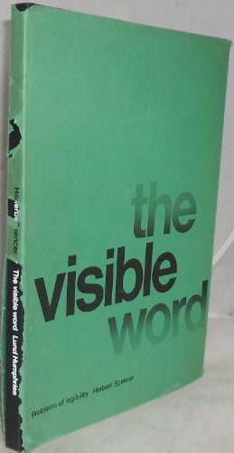 Visible Word: Problems of Legibility (9780853312369) by Herbert Spencer