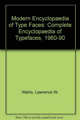 Beispielbild fr Modern Encyclopedia of Type Faces: 1960-90 zum Verkauf von Anybook.com