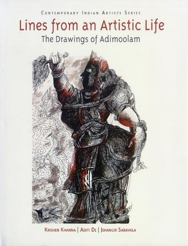 9780853319825: Lines from an Artistic Life: The Drawings of Adimoolam (Contemporary Indian Artists)