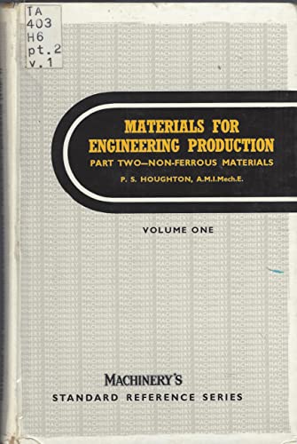 Materials for Engineering Production - Part Two - Non-Ferrous Materials. VOL 1 ONLY.