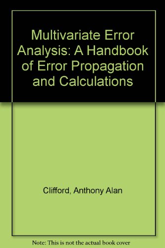 9780853345664: Multivariate Error Analysis: A Handbook of Error Propagation and Calculations