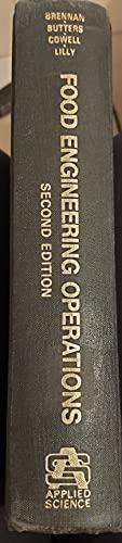 Stock image for Food Engineering Operations for sale by Better World Books Ltd