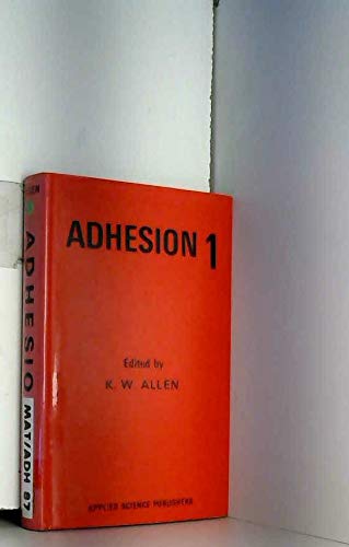 Beispielbild fr Adhesion; 1 zum Verkauf von PsychoBabel & Skoob Books