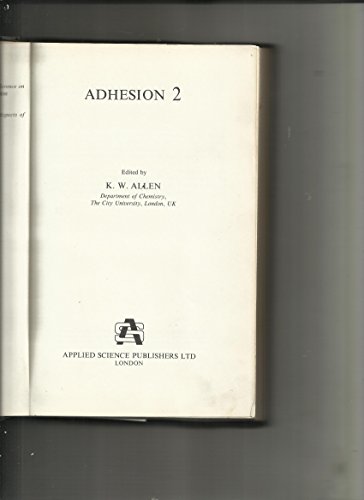 Imagen de archivo de Adhesion: v. 2 a la venta por SUNSET BOOKS