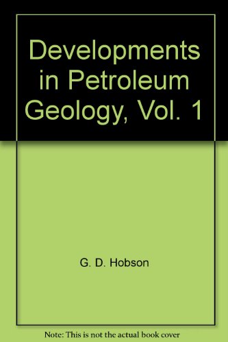 Beispielbild fr Developments in Petroleum Geology, Vol. 1 zum Verkauf von Eryops Books