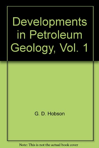 Stock image for Developments in Petroleum Geology, Vol. 1 for sale by Zubal-Books, Since 1961