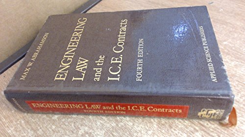 Beispielbild fr Engineering Law and the Institution of Civil Engineers Contracts zum Verkauf von WorldofBooks