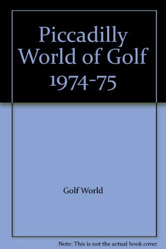 The Piccadilly World POf Golf 1974 - 75