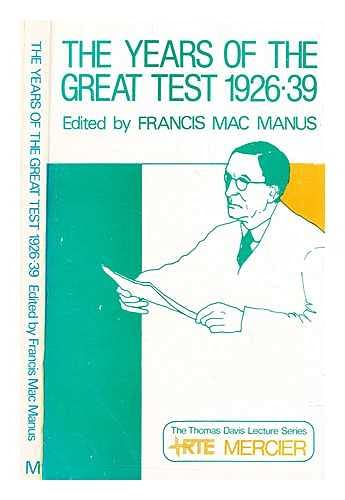 Imagen de archivo de Years of the Great Test Nineteen Twenty-Six to Thirty-Nine a la venta por Better World Books