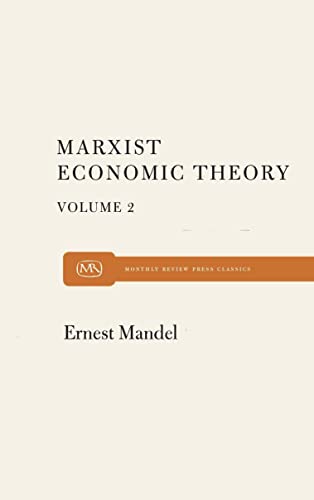 Beispielbild fr Marx Economic Theory Volume 2 zum Verkauf von Better World Books
