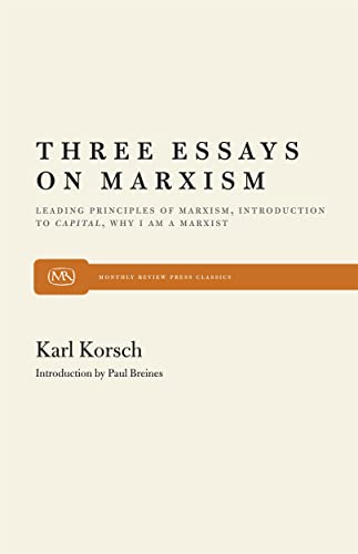 Stock image for Three Essays on Marxism for sale by Better World Books