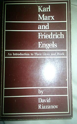 Imagen de archivo de Karl Marx and Friedrich Engels: An Introduction to Their Lives and Work a la venta por Book House in Dinkytown, IOBA