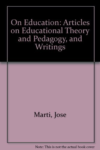 Beispielbild fr On Education : Articles on Educational Theory and Pedagogy, and Writings for Children from the Age of Gold zum Verkauf von Better World Books