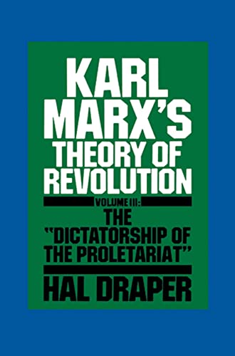 Imagen de archivo de Karl Marx  s Theory of Revolution III a la venta por HPB-Movies