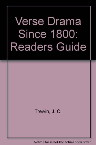 Imagen de archivo de Verse Drama Since 1800: Readers Guide a la venta por Redux Books