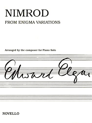 Imagen de archivo de Nimrod From Enigma Variations Op. 36: Piano Solo a la venta por HPB-Ruby