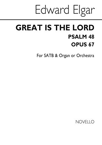 Imagen de archivo de Great Is the Lord, Op. 67 : Vocal Score a la venta por GreatBookPrices