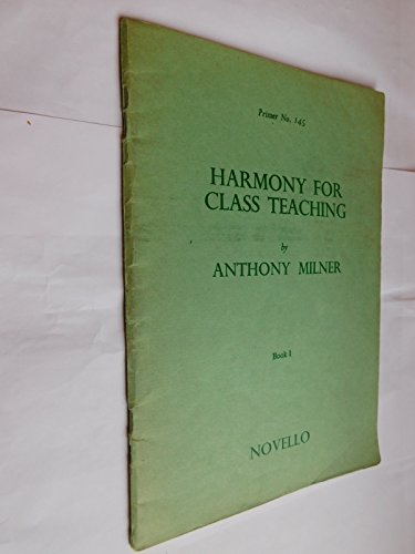 Imagen de archivo de Harmony for Class teaching Book 1 a la venta por WorldofBooks