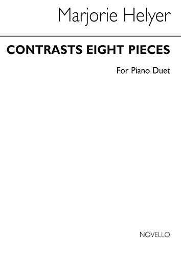 Beispielbild fr CONTRASTS EIGHT PIECES: FOR PIANO DUET zum Verkauf von WeBuyBooks