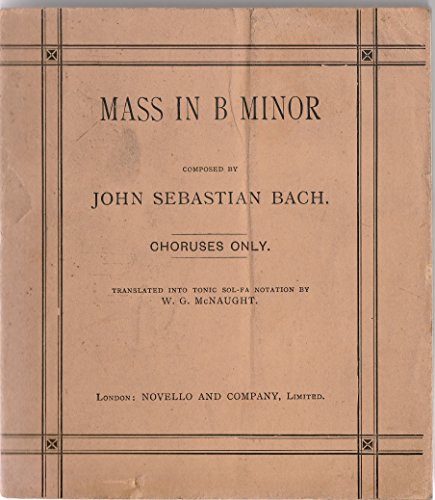 Imagen de archivo de Mass in B Minor a la venta por AwesomeBooks