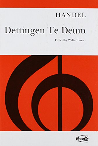 9780853606475: Georg friedrich handel : dettingen te deum (satb et piano)