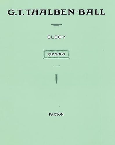 9780853606512: Elegy for Organ