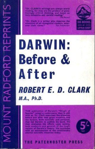 Darwin: Before and After (9780853640158) by Clark, Robert E.D.