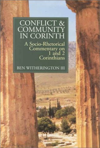 Stock image for Conflict and Community in Corinth for sale by Front Cover Books