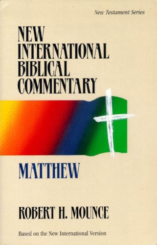 Imagen de archivo de New International Biblical Commentary: Matthew: 01 (New International Biblical Commentary New Testament) a la venta por WorldofBooks