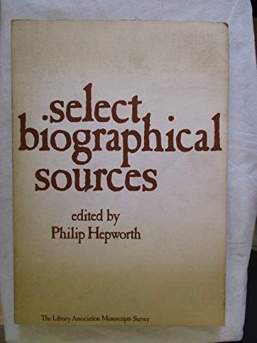 Select Biographical Sources