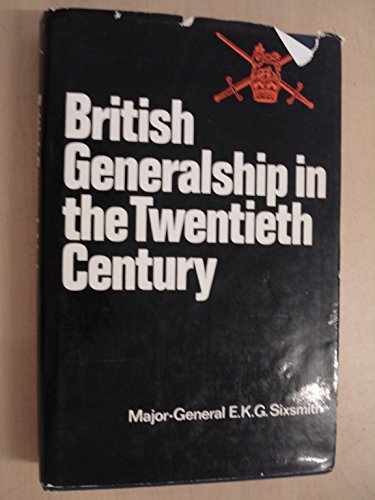 Stock image for British generalship in the twentieth century, for sale by Wonder Book