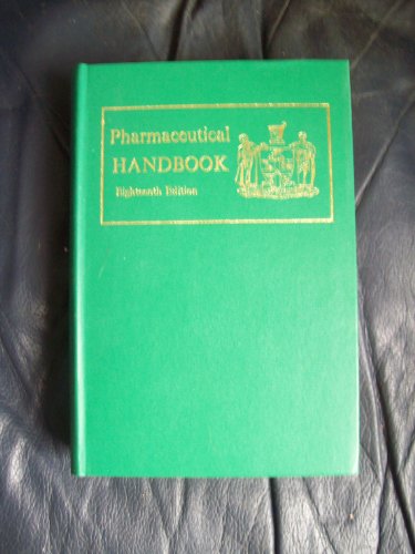 Imagen de archivo de Pharmaceutical Handbook 1972 a la venta por WorldofBooks