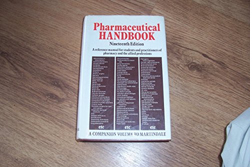 Imagen de archivo de Pharmaceutical Handbook 1980 a la venta por WorldofBooks