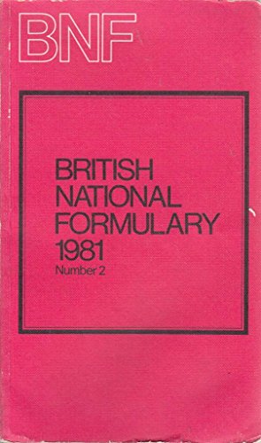 Imagen de archivo de British National Formulary Number 2 a la venta por Pigeonhouse Books, Dublin