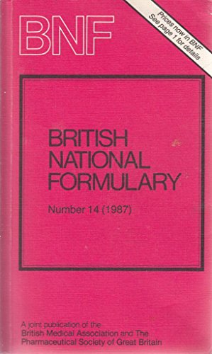 Beispielbild fr British National Formulary Number 14 zum Verkauf von WorldofBooks