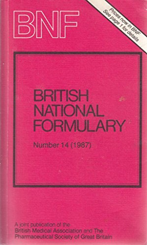 Imagen de archivo de British National Formulary Number 14 a la venta por WorldofBooks