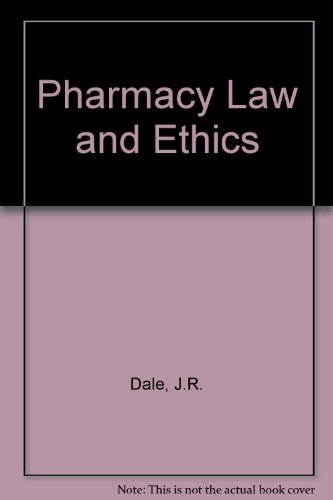 Imagen de archivo de Dale and Applebe's Pharmacy Law and Ethics a la venta por Ammareal