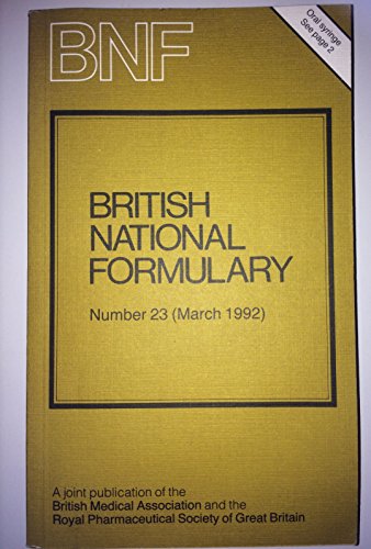Stock image for British National Formulary (BNF) 23 (British National Formulary, 23) for sale by WorldofBooks