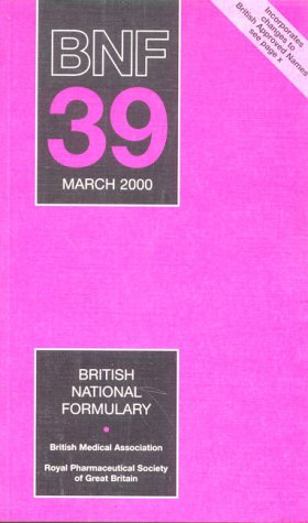 Stock image for British National Formulary Vol 39: March 2000 for sale by WorldofBooks