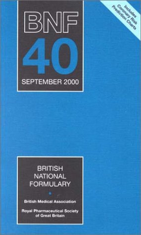 Beispielbild fr British National Formulary (BNF) 40: v. 40 zum Verkauf von AwesomeBooks