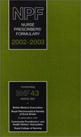 9780853694960: Nurse Prescribers' Formulary 2002-2004