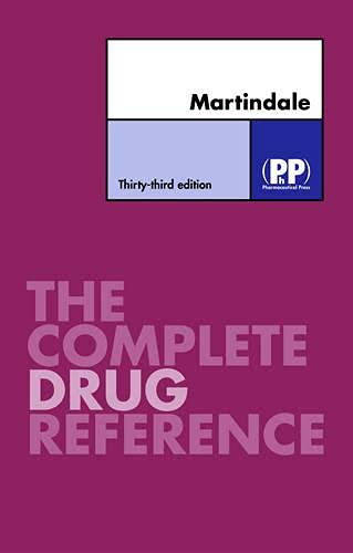 Imagen de archivo de Martindale: The Complete Drug Reference a la venta por HPB-Red